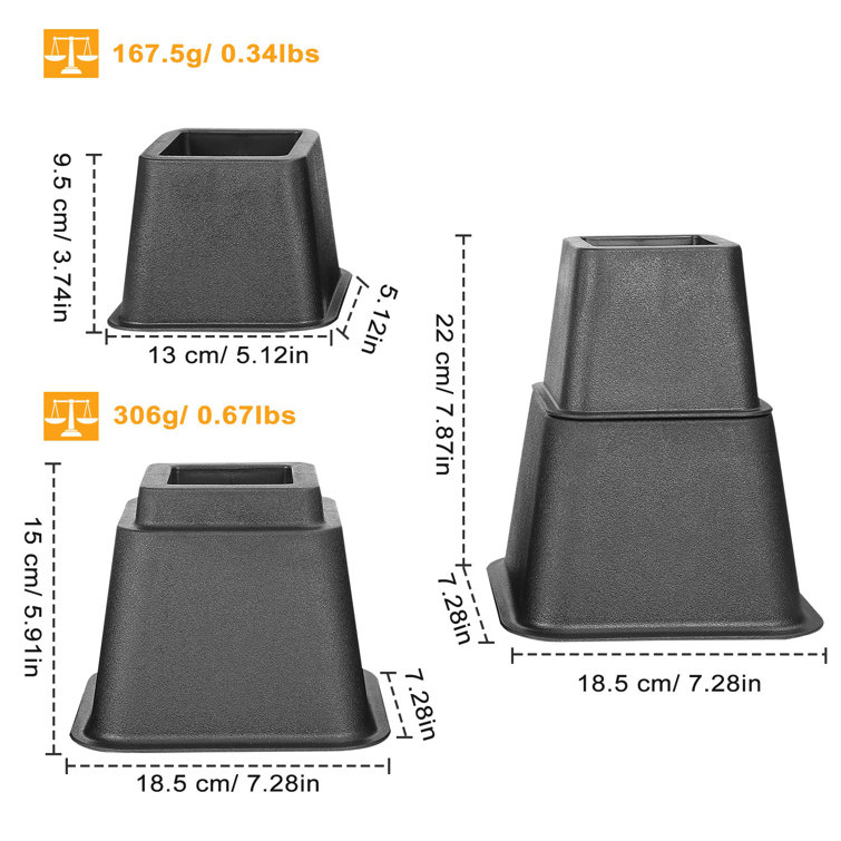 iMounTEK Bed Risers Wayfair Canada